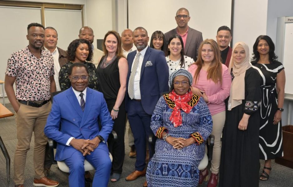 The Public Independent Conciliator for the North-West and South-West Region in a family picture with staff of the Office of the City Ombudsman Cape town